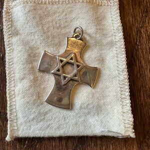 James Avery Star of David Cross Pendant